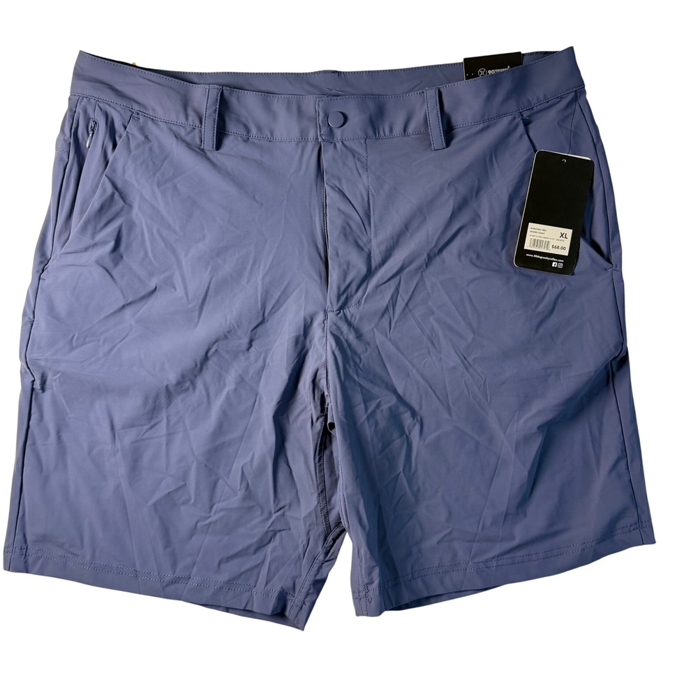 90 Degree by Reflex Hillcrest Warp X Men's XL Indigo Coast Shorts 8 1/2" Inseam